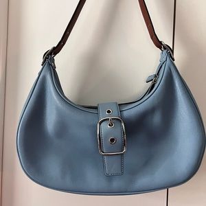 Slate Blue Coach Hobo Bag